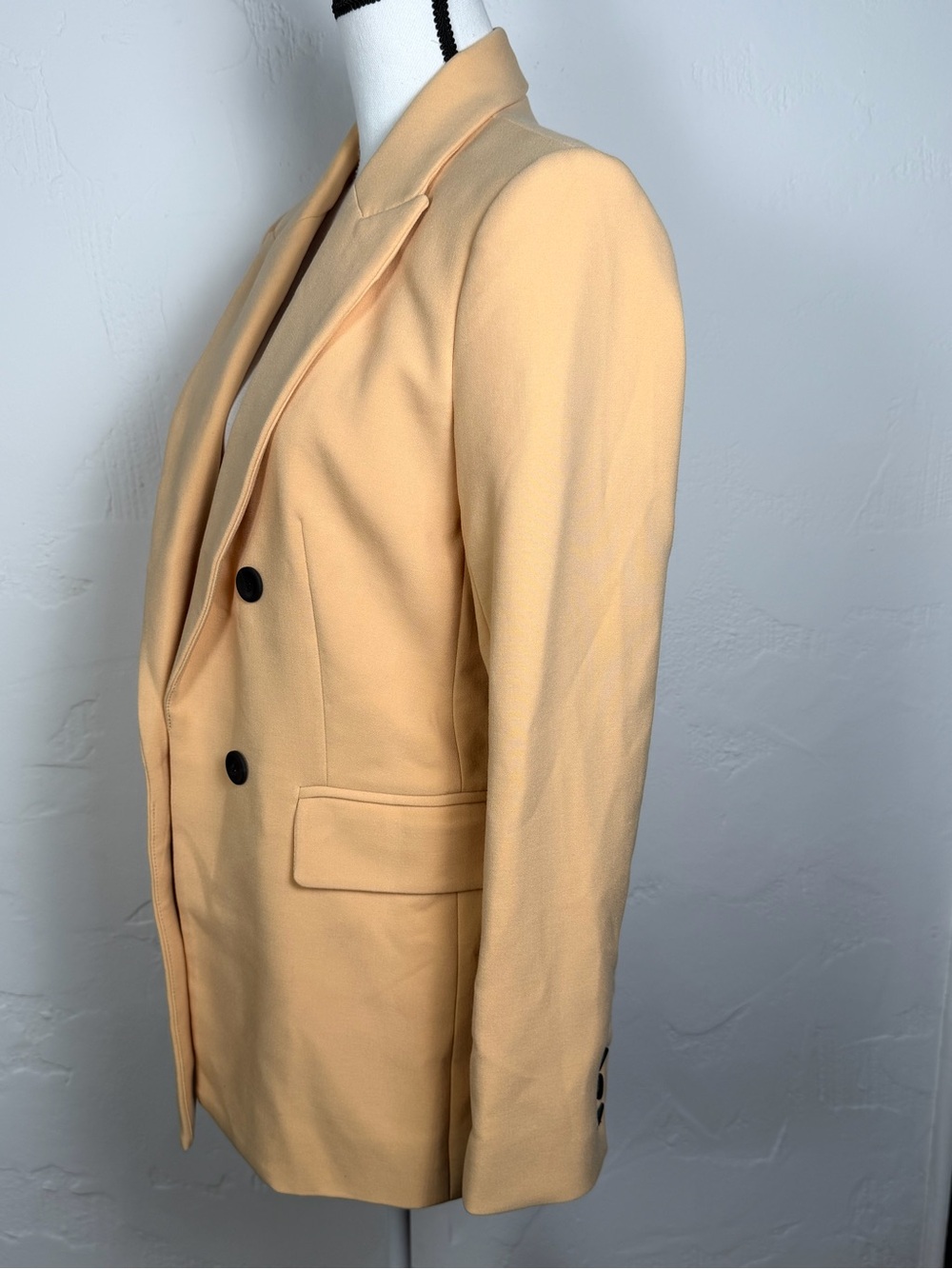House of Harlow 1960  Double-Breasted Sherbet  Orange Blazer  - Clean and Fresh - Picture 5 of 16